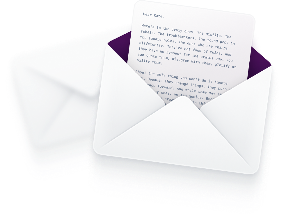 Envelopes illustration