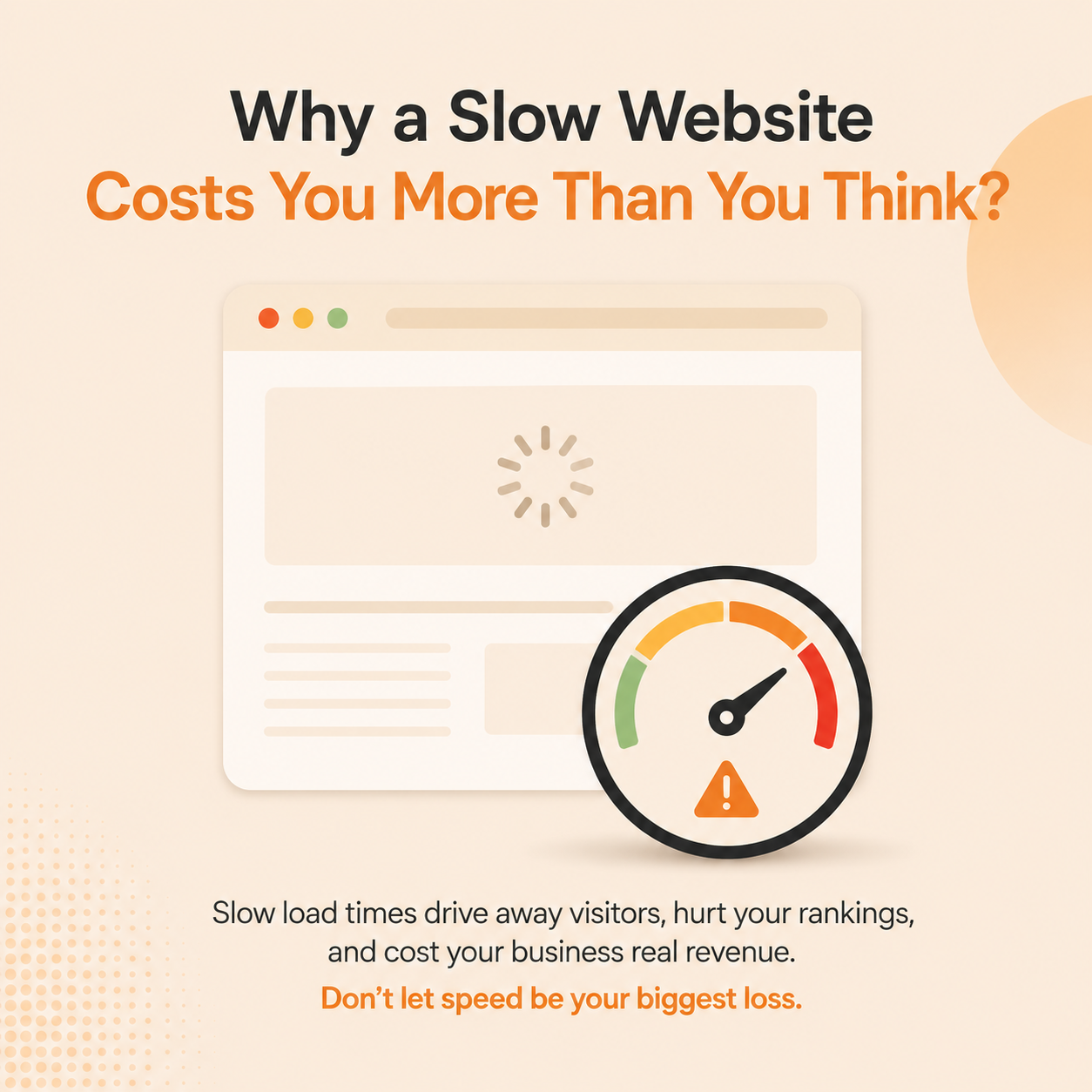 Why a Slow Website Costs You More Than You Think